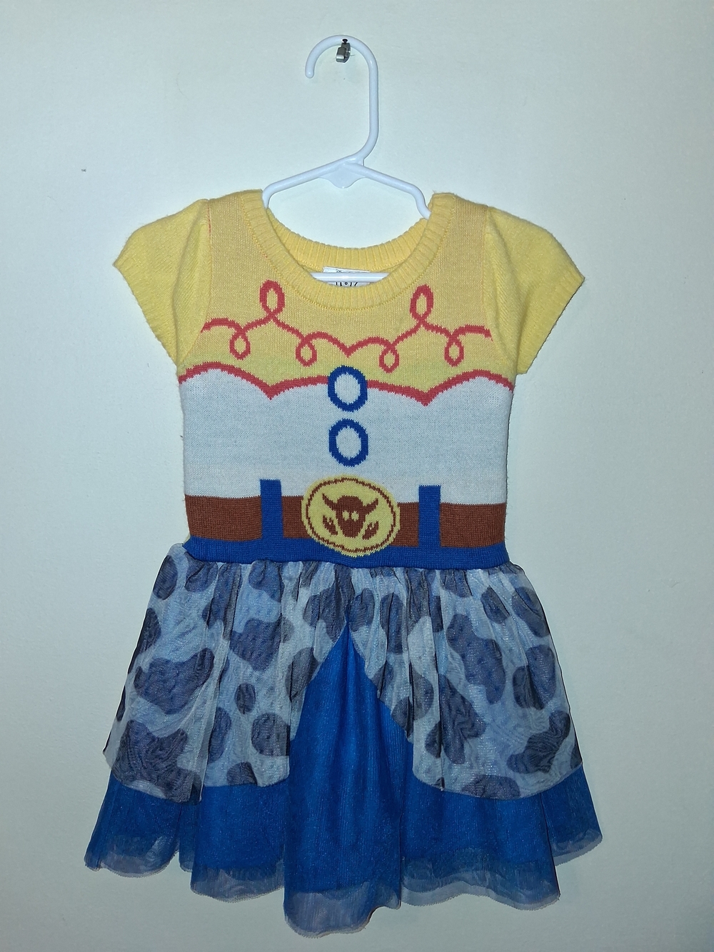 Disney Yellow Blue Brown Girls' Character Dress